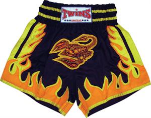 Twins Thai Style Trunks Scorpion W/Flames